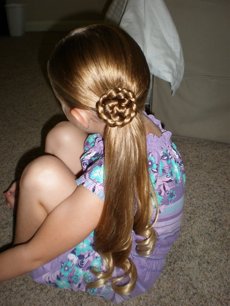 little girl ponytail hairstyles (9)
