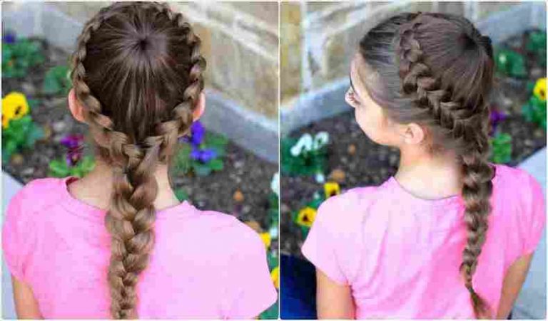 Little White Girl Braids | Kids Hairstyle Haircut ideas, Designs and DIY.